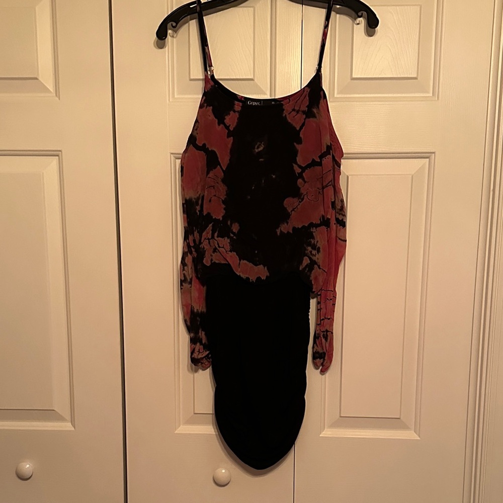 Gypsy 05 Black and Red Mini Dress